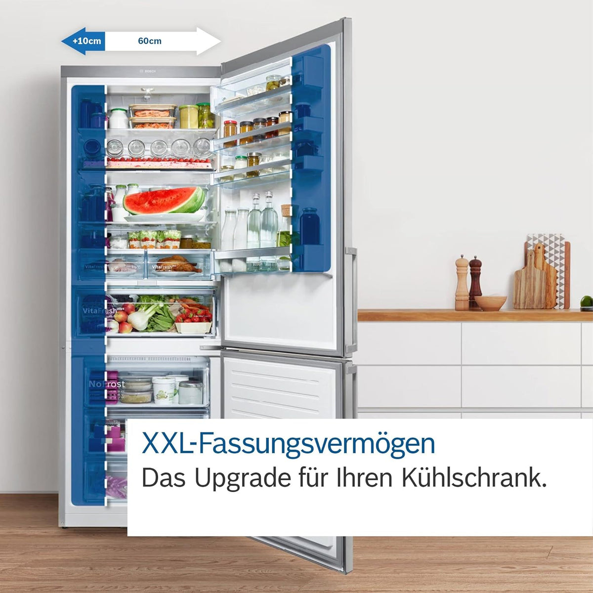 Bosch GIV11ADC0 Congelador Integrable Serie 6, 70 L, LowFrost, 72 cm