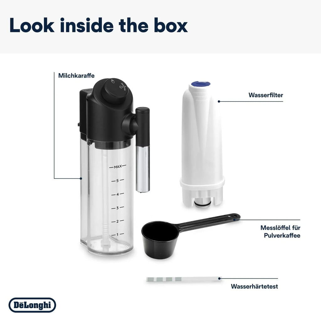 De'Longhi Magnifica Evo ECAM 292.81.B Cafetera Superautomática con LatteCrema, 7 Bebidas