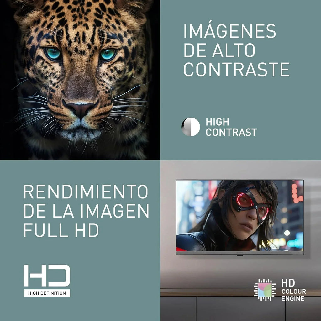 Panasonic TB-24S40AEZ Smart TV LED 24" HD con TiVo, HDR y Control por Voz