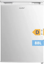 COMFEE RCU83WH3EU(E) Congelador Vertical 88 L, 3 Cajones, Termostato Ajustable, Blanco