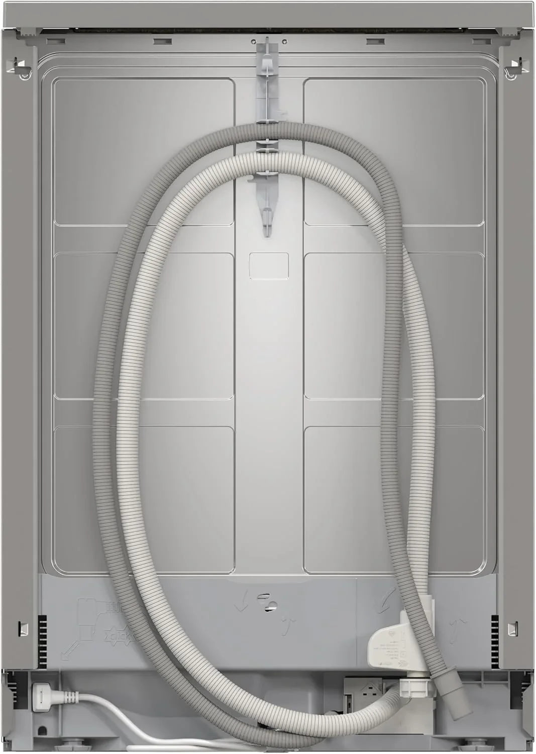 Bosch SMS4EMI06E Lavavajillas 60 cm Serie 4, Home Connect, Motor EcoSilence, Acero