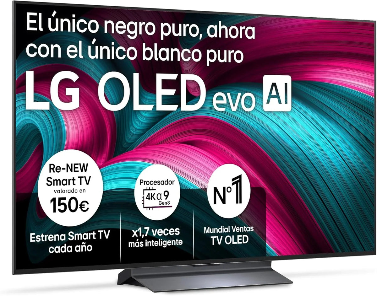 OLED48C54LA TV OLED evo 48" 4K Smart TV webOS 25, Dolby Vision, Dolby Atmos, 120 Hz