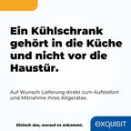 Exquisit KS516-V-H-010D Frigorífico sin Congelador 133 L, Silencioso 39 dB, Blanco