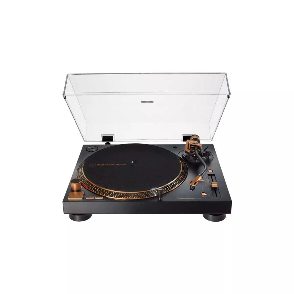 Audio-Technica AT-LP120XUSB Tocadiscos de Tracción Directa USB, Bronce