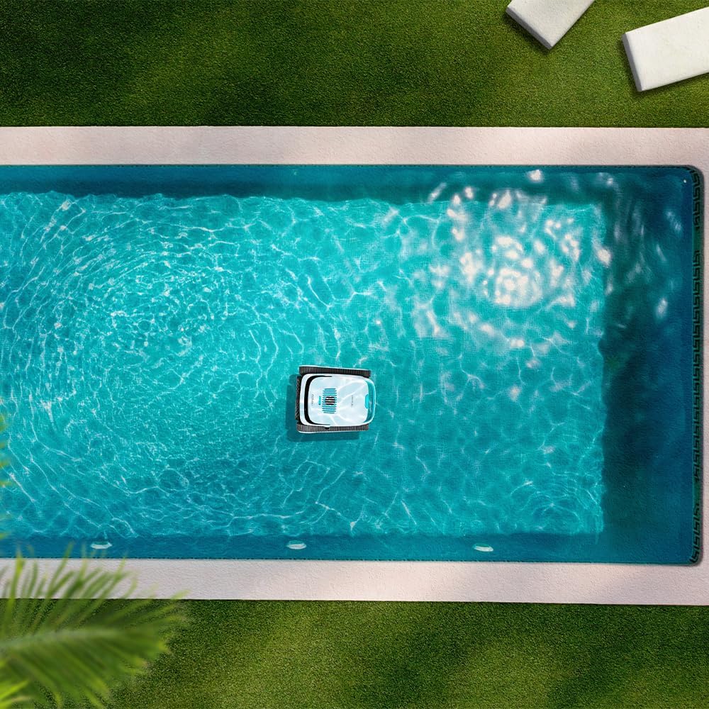 Cecotec Conga Pooldroid 5000 TotalClean Pearl Robot Limpiafondos sin Cable para Piscinas hasta 100 m²