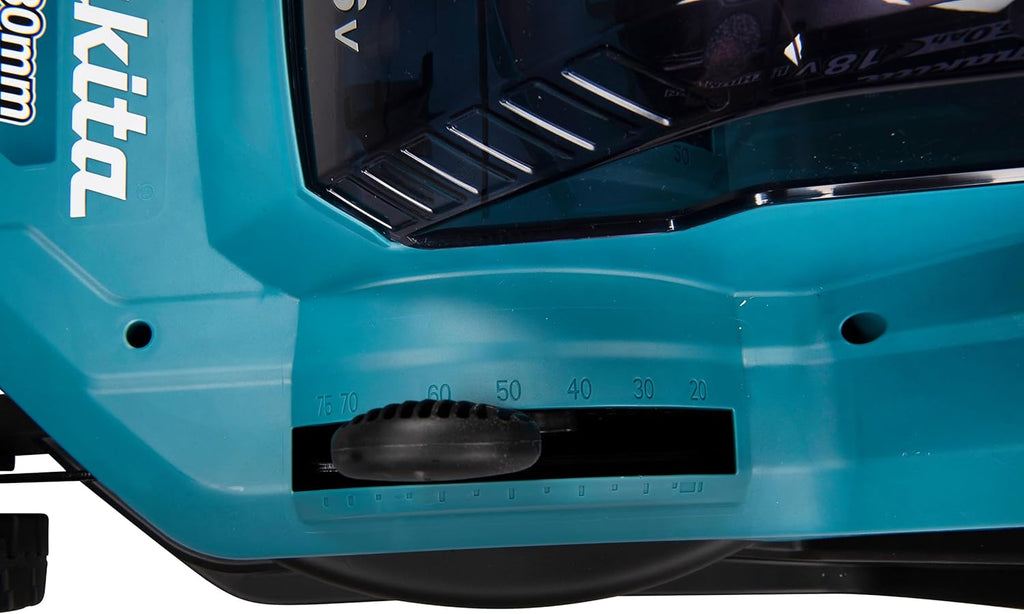 Makita DLM382PM2 Cortacésped a Batería 2 x 18 V, 38 cm, con 2 Baterías 4 Ah y Cargador Doble