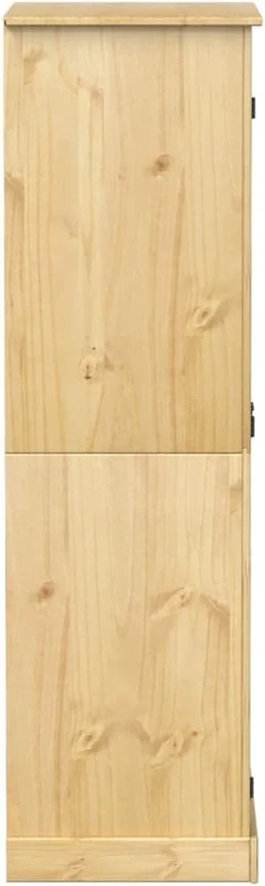 vidaXL Armario Corona de Madera Maciza de Pino 76 x 50 x 170 cm