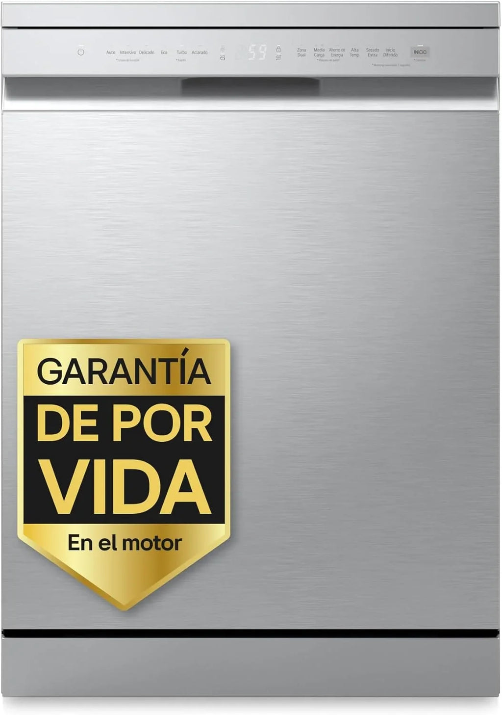 DF273FV Lavavajillas QuadWash Steam 14 Servicios, Tercera Bandeja, WiFi, Apertura Automática, Clase A