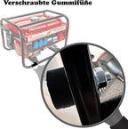Generador Eléctrico de Gasolina 6,5 CV con 5 Tomas (3 x 230 V, 400 V y 12 V)