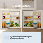 Candy CCTOS 544WHN Frigorífico Bajo Encimera 109 L con Congelador, Silencioso 40 dB, Blanco