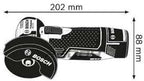 Professional GWS 12V-76 Amoladora Angular a Batería 12 V con 2 Baterías 3 Ah y L-BOXX