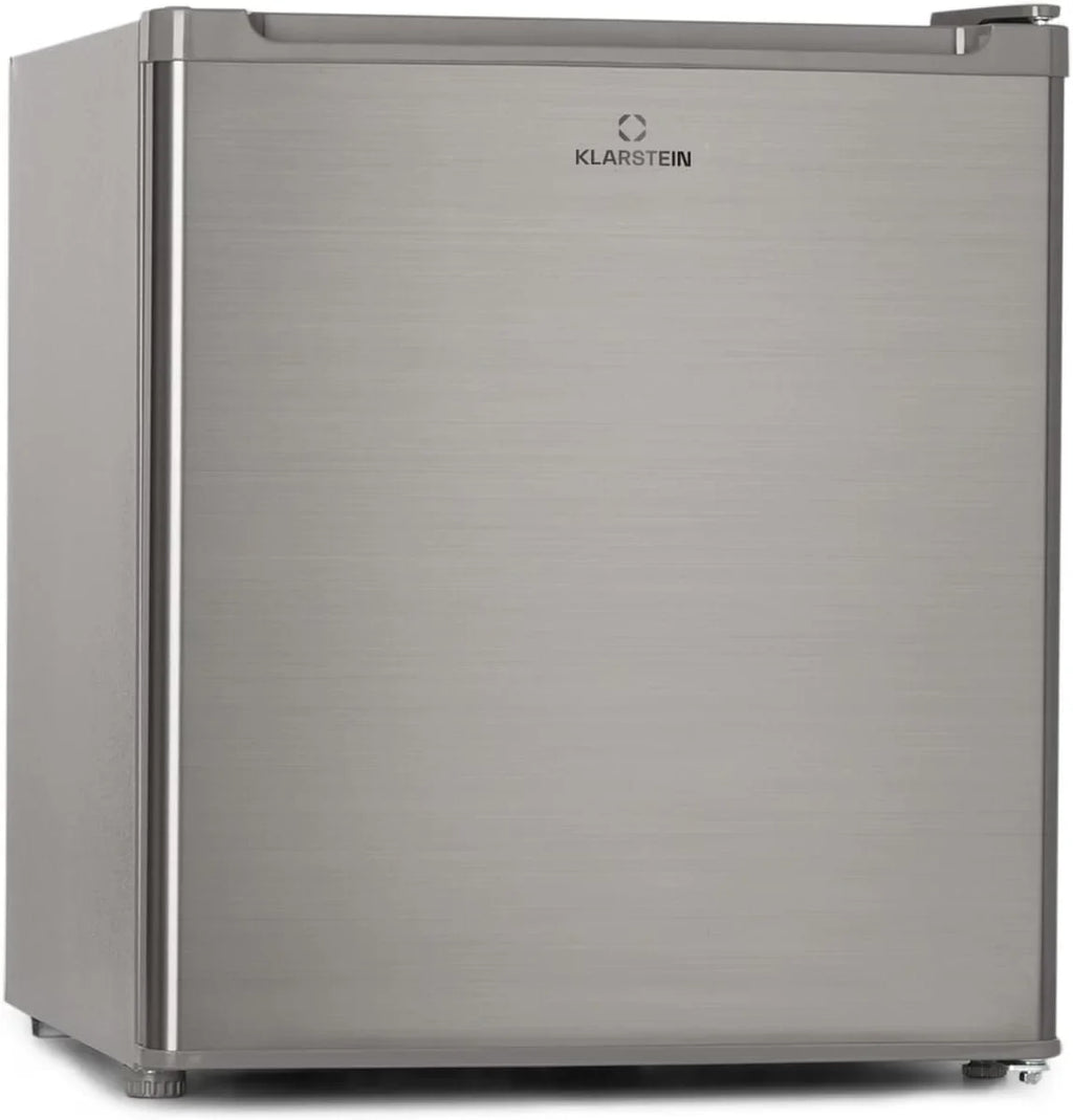 Klarstein Garfield Eco Mini Congelador Vertical 33 L Silencioso, Plateado