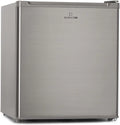 Klarstein Garfield Eco Mini Congelador Vertical 33 L Silencioso, Plateado