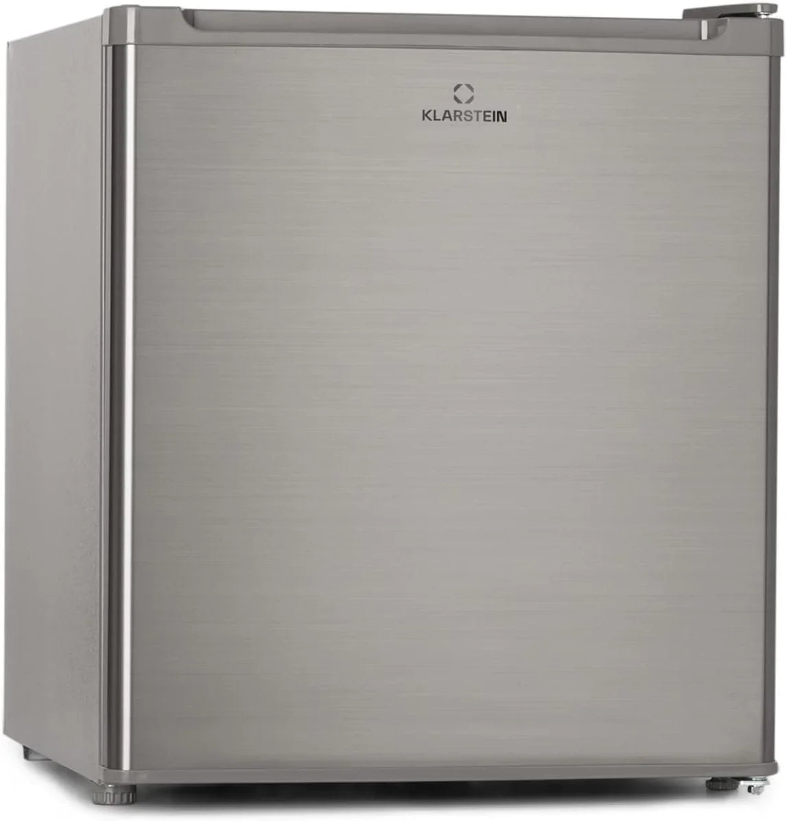 Klarstein Garfield Eco Mini Congelador Vertical 33 L Silencioso, Plateado