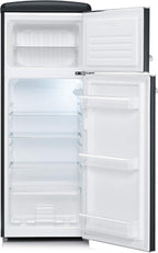 SEVERIN RKG 8933 Frigorífico Combi Retro 206 L con Congelador 4 Estrellas