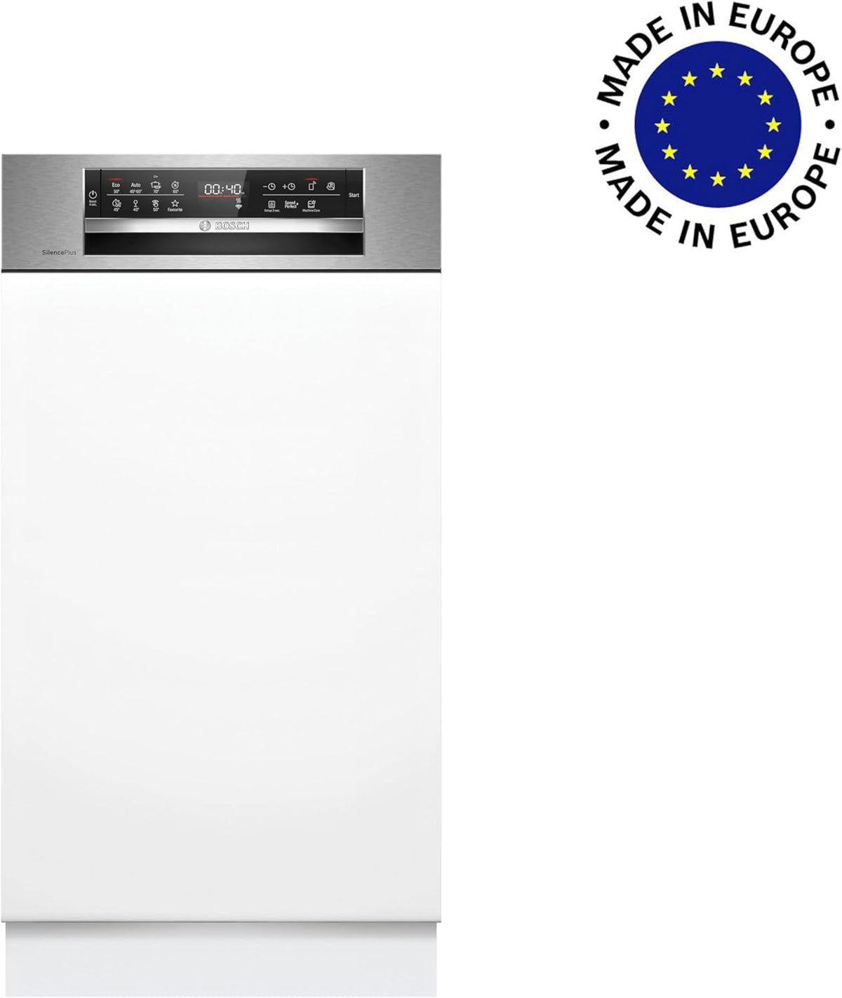 Bosch SPV2IKX10E Lavavajillas Integrable 45 cm Serie 2 con Home Connect y AquaStop