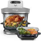 Ninja CRISPi PRO XL AS090EU Freidora de Aire con Recipientes de Cristal 5,7 L y 2,3 L - imagen 3
