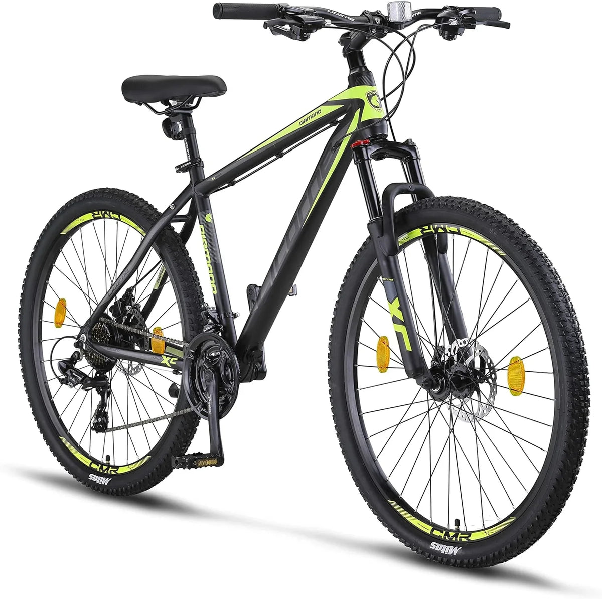 Licorne Bike Diamond Premium Bicicleta de Montaña de Aluminio 21 Velocidades con Freno de Disco