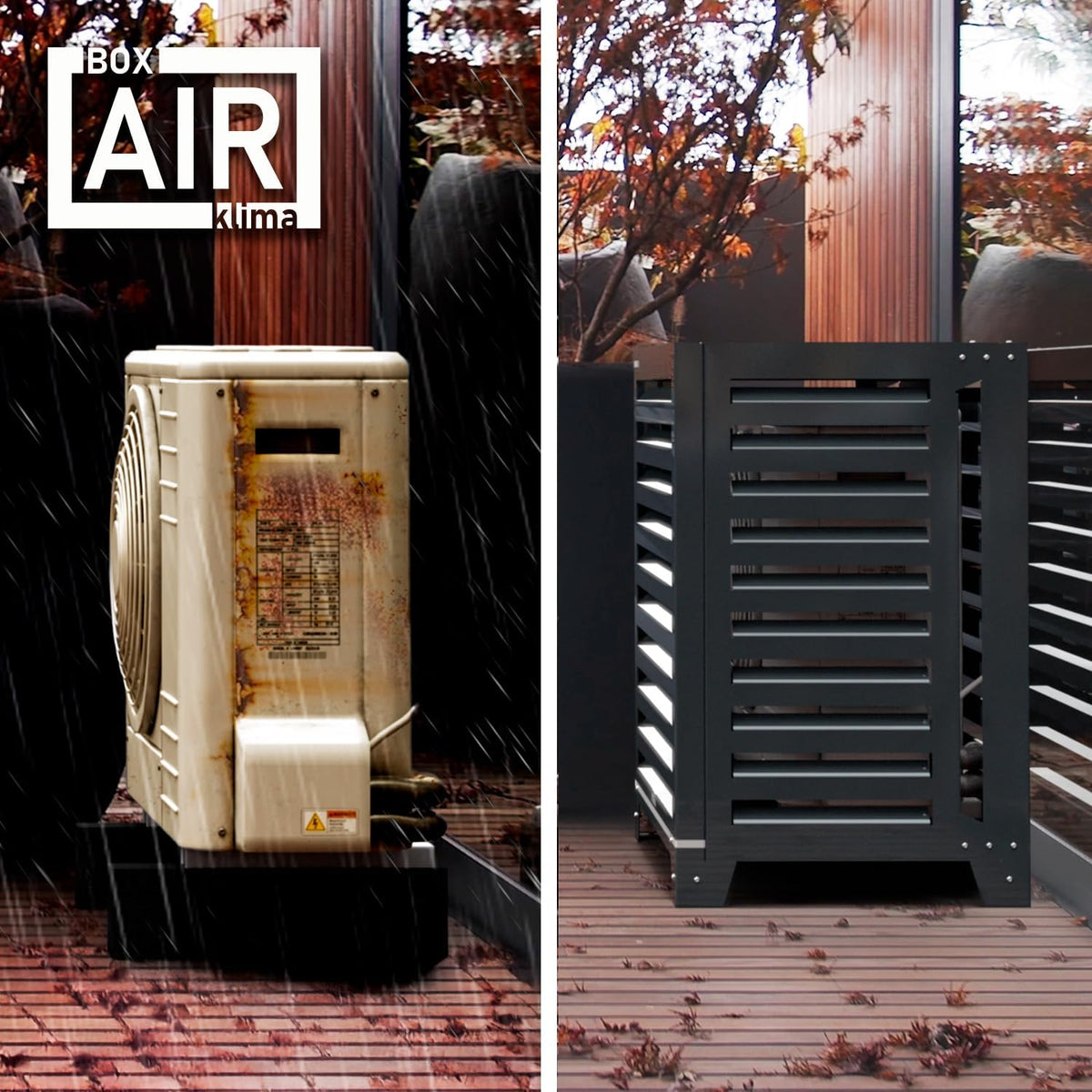 Box Air Cubierta para Aire Acondicionado y Bomba de Calor, Protección y Aislamiento Acústico - imagen 2