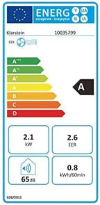 Klarstein Aire Acondicionado Portátil 4 en 1 con Modo Noche y Bajo Consumo, hasta 12000 BTU