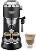 De'Longhi Dedica Style EC 685.M Cafetera Espresso de Brazo con Vaporizador, 15 cm, Plata