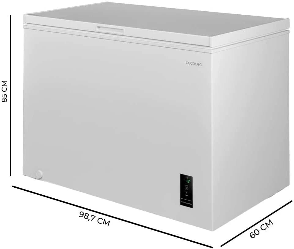 Cecotec Bolero CoolMarket Chest 249P White E Congelador Horizontal 249 L, Dual Function, Fast Freezing