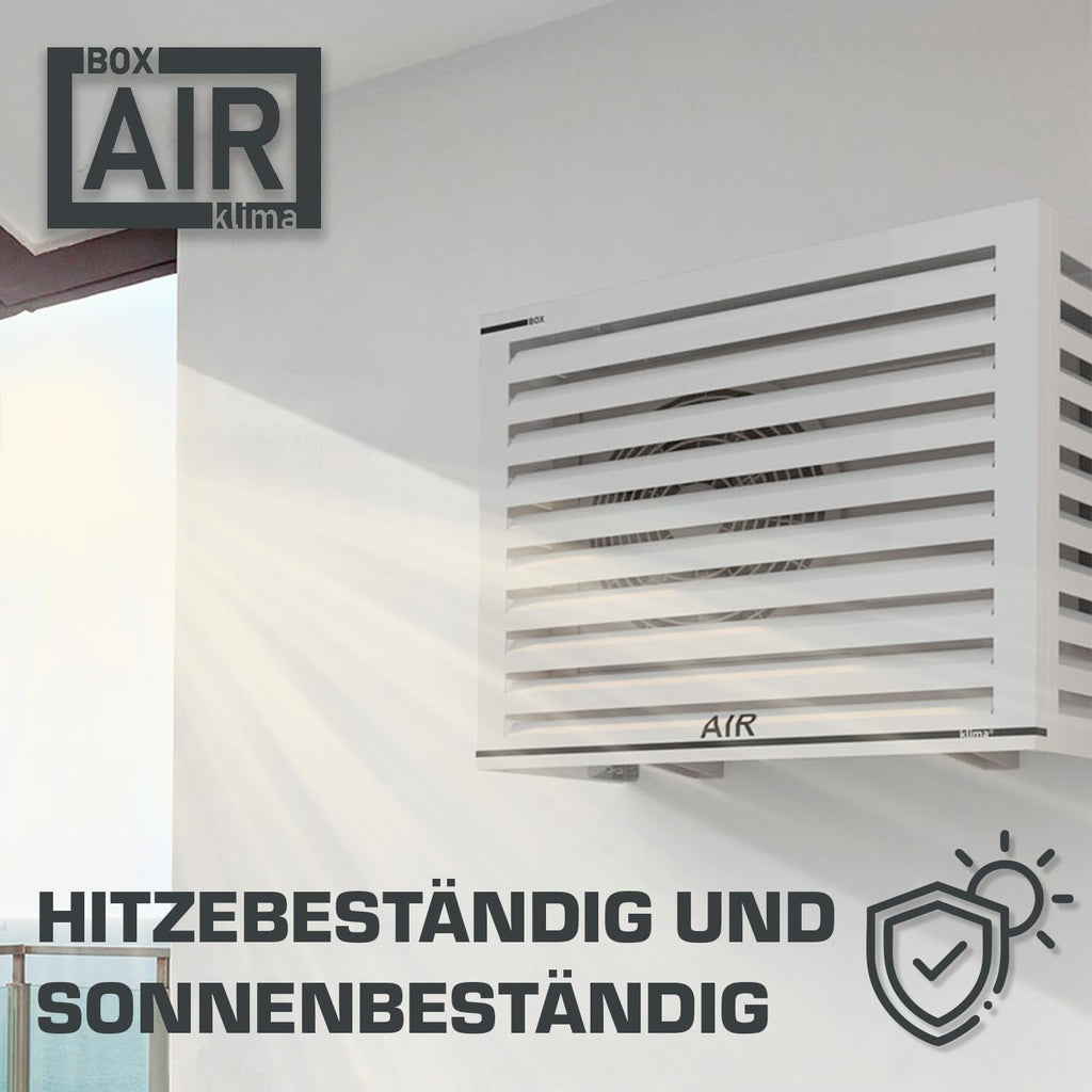 Box Air Cubierta para Aire Acondicionado y Bomba de Calor, Protección y Aislamiento Acústico