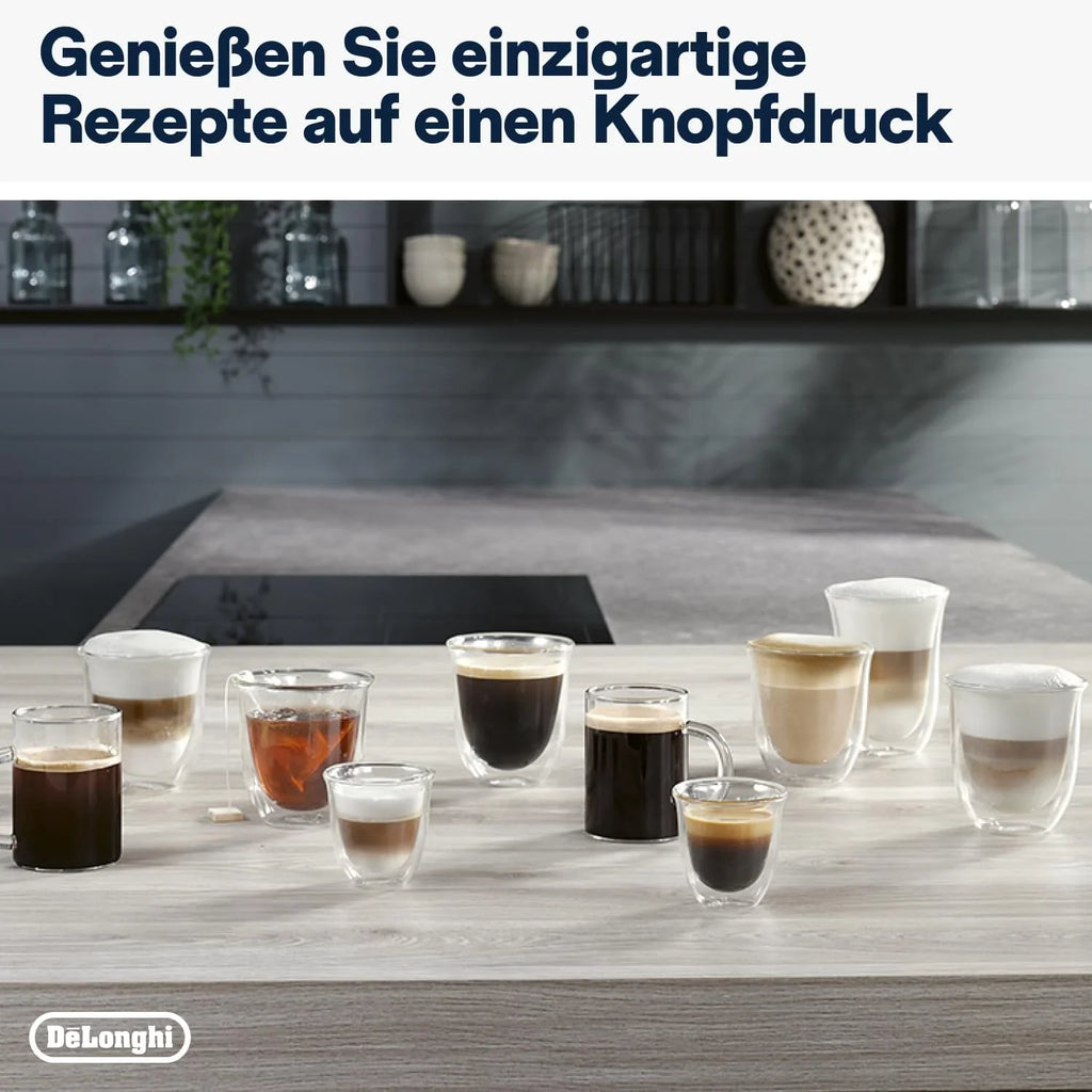 De'Longhi Magnifica Evo ECAM 292.81.B Cafetera Superautomática con LatteCrema, 7 Bebidas