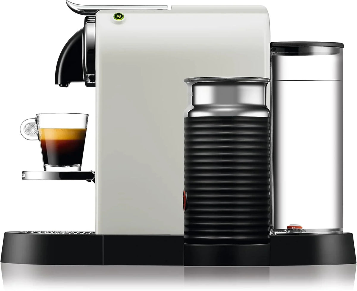 De'Longhi Nespresso Citiz EN267.WAE Cafetera de Cápsulas con Aeroccino, 1710 W, Blanca