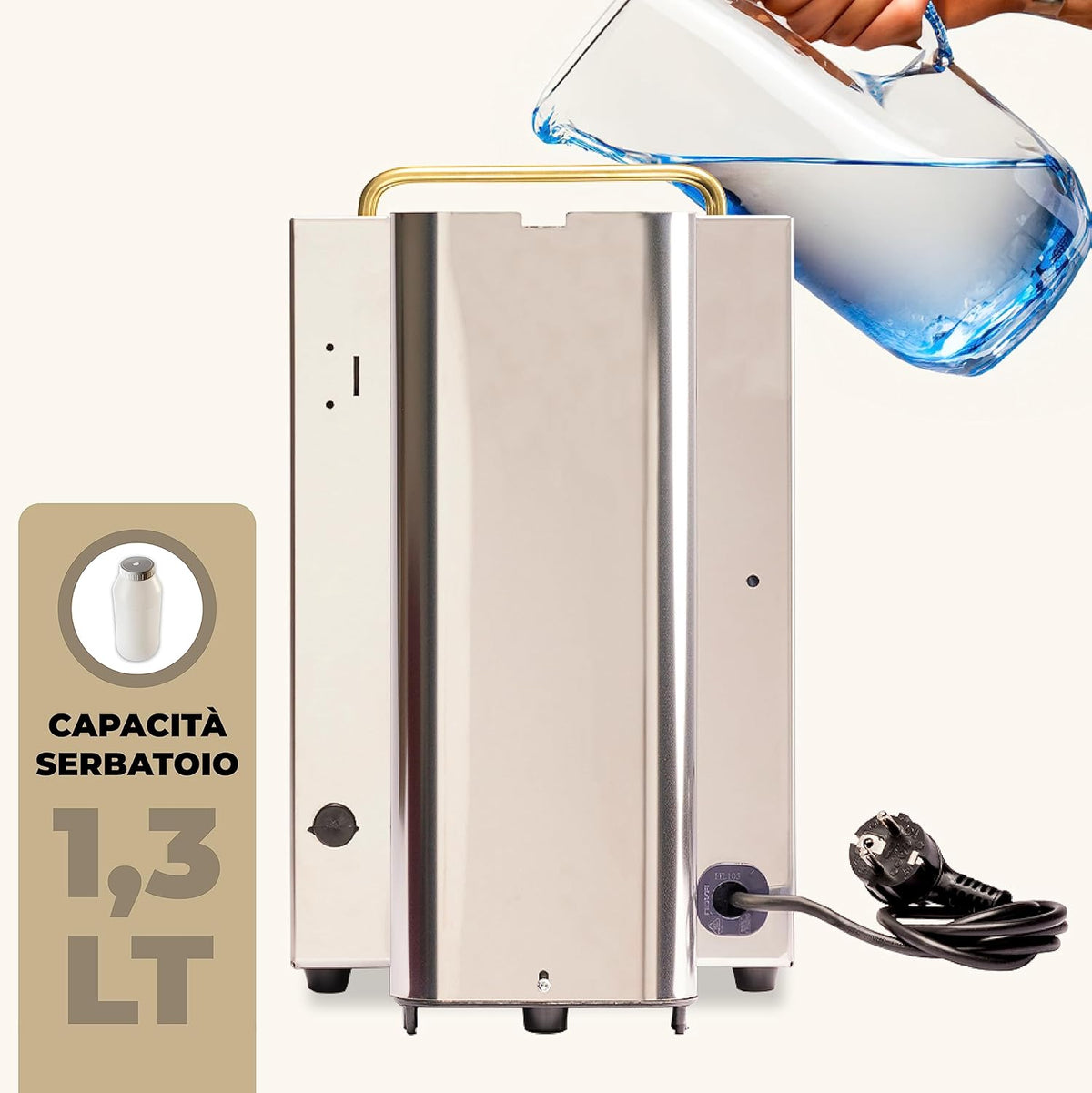 Faber Pro Total Deluxe Cafetera de Monodosis ESE 44 mm de Latón, 1,3 L