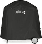 Weber Q 2400 Barbacoa Eléctrica con Soporte y Mesas Laterales, 54 x 39 cm, Dark Grey