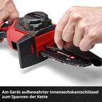 Einhell GE-PS 18/15 Li Minimotosierra de Poda a Batería 18 V Brushless, 12,5 cm, con Batería 2,5 Ah