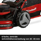 Einhell GE-CM 36/47 S HW Li Cortacésped a Batería 36 V 47 cm con Tracción, 4 Baterías 4 Ah