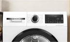 Bosch WQG235D1ES Secadora con Bomba de Calor 8 kg Serie 6, AutoDry, Antiarrugas, Blanca
