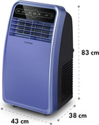 Klarstein Aire Acondicionado Portátil 4 en 1 con Control por App, hasta 12000 BTU