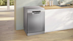 Bosch SMS4EMI06E Lavavajillas 60 cm Serie 4, Home Connect, Motor EcoSilence, Acero