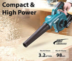 DUB185RT Soplador a Batería LXT 18 V con 1 Batería de 5,0 Ah y Cargador