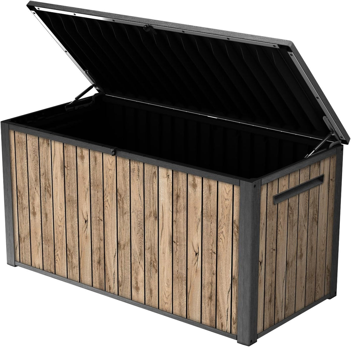 Keter Sierra Arcón de Jardín 643 L Efecto Madera Pino 144 x 67 x 73 cm con Cierre
