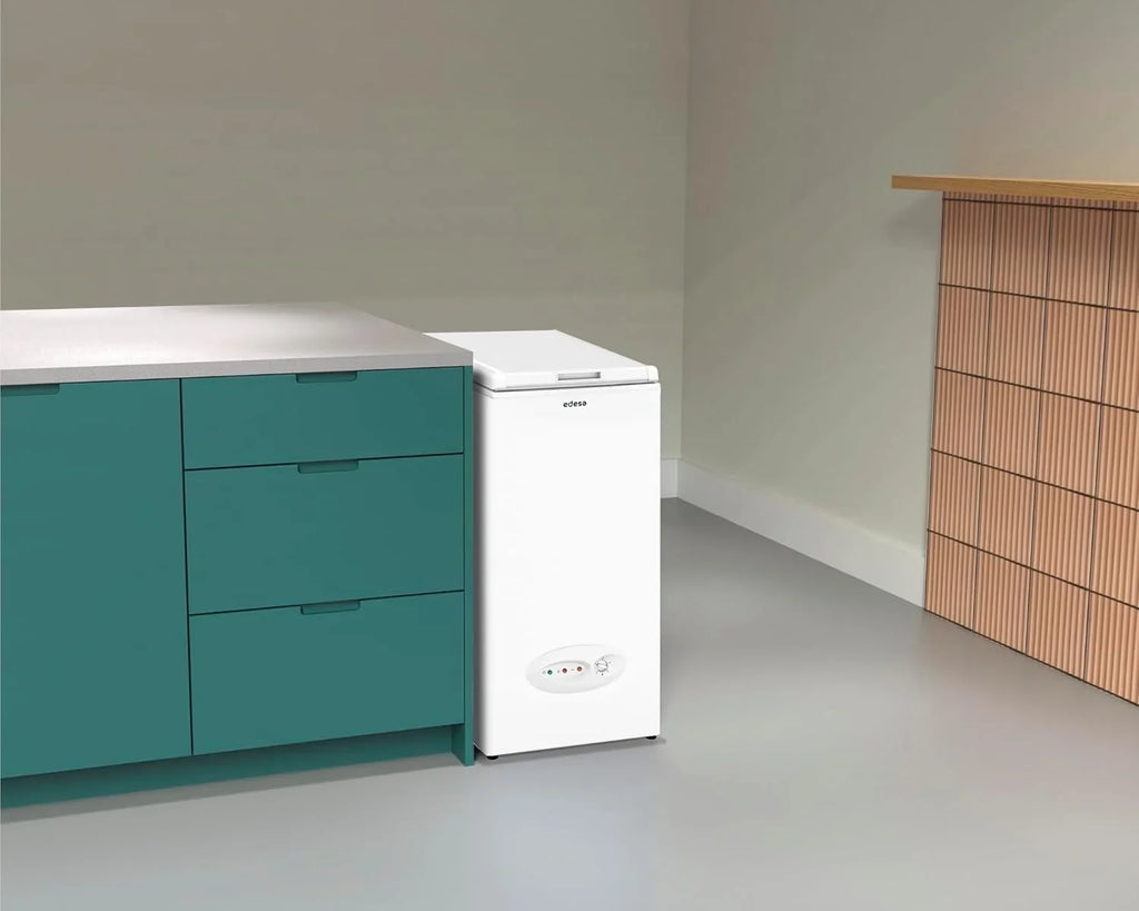 Edesa EZH-0611 Congelador Horizontal 59 L con Termostato Ajustable y Alarma, Blanco