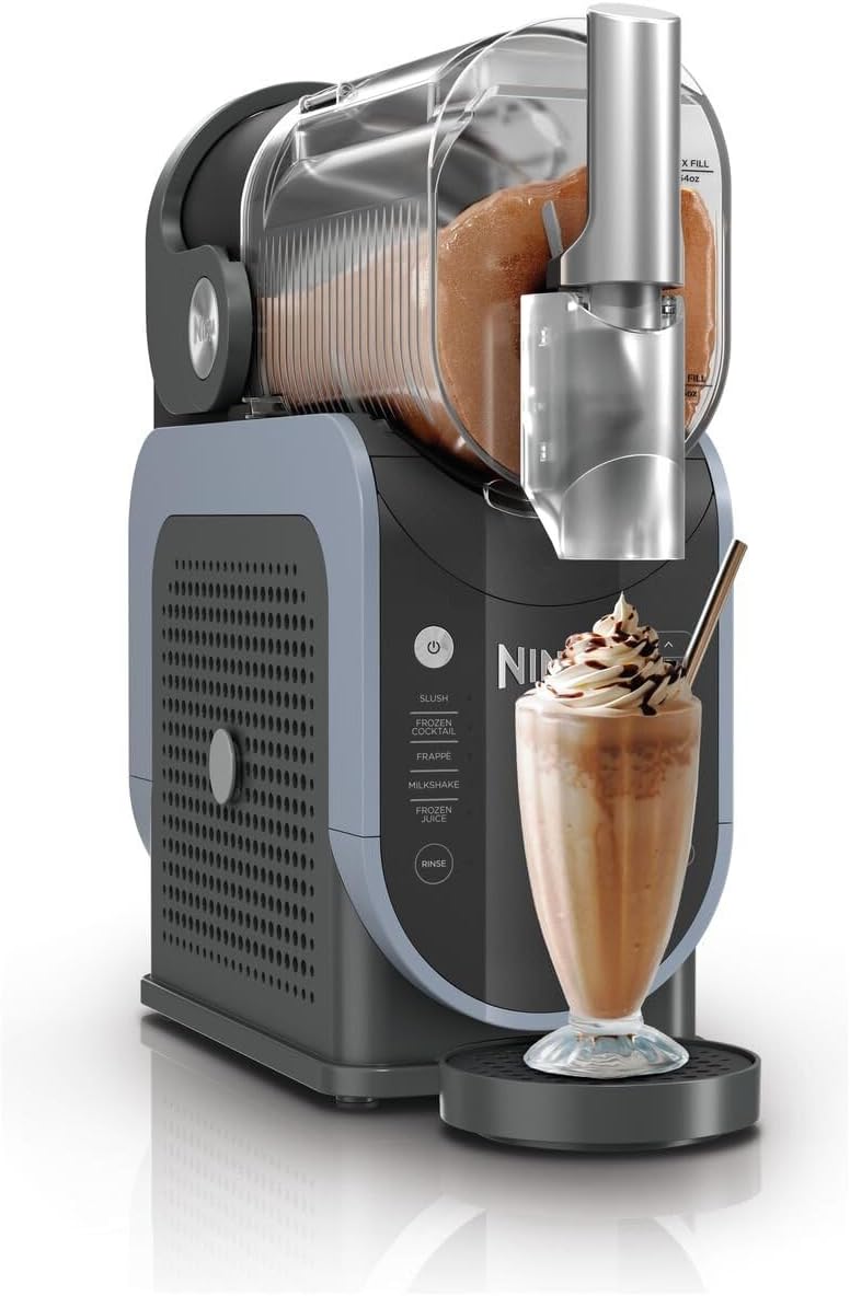 Ninja SLUSHi Máquina de Granizados, Cócteles Helados y Batidos 1,9 L, Negro/Plata