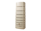 4rain Depósito de Agua de Lluvia SLIM 650 L con Grifo y Sujeción Antiviento