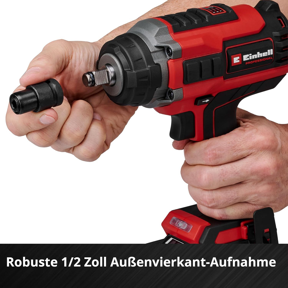 Einhell Professional IMPAXXO 18/450 Llave de Impacto a Batería 18 V 450 Nm con Batería 4 Ah