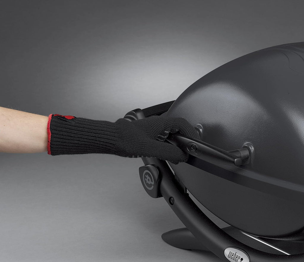 Weber Q 2400 Barbacoa Eléctrica con Soporte y Mesas Laterales, 54 x 39 cm, Dark Grey