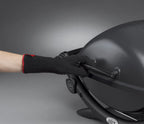 Weber Q 2400 Barbacoa Eléctrica con Soporte y Mesas Laterales, 54 x 39 cm, Dark Grey