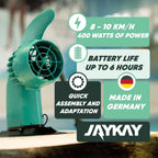 JayKay SUP E-Fin Aleta Eléctrica para Paddle Surf, Kayak y Windsurf, hasta 6 Horas de Batería