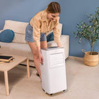 Cecotec ForceClima 7100 Aire Acondicionado Portátil 7000 BTU con Mando, 4 Modos, hasta 20 m²