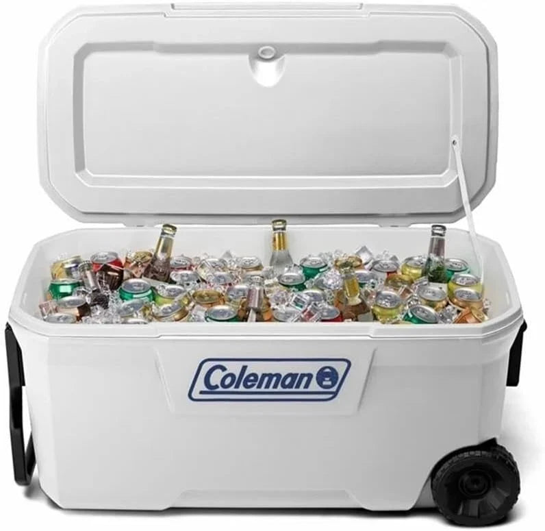 Coleman Nevera Portátil Marine 90 L, Hasta 5 Días de Frío, Blanca