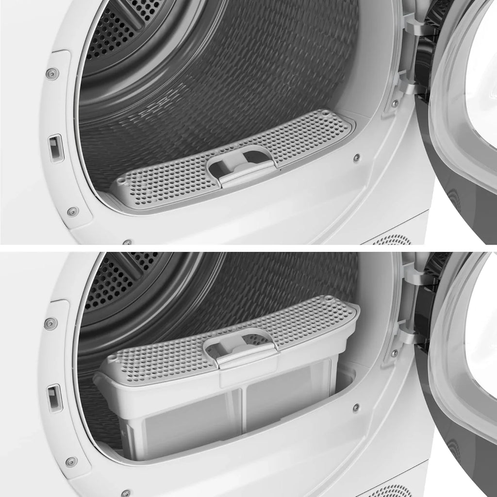 Bosch WQG235D1ES Secadora con Bomba de Calor 8 kg Serie 6, AutoDry, Antiarrugas, Blanca