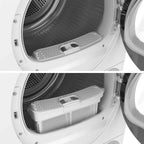 Bosch WQG235D1ES Secadora con Bomba de Calor 8 kg Serie 6, AutoDry, Antiarrugas, Blanca
