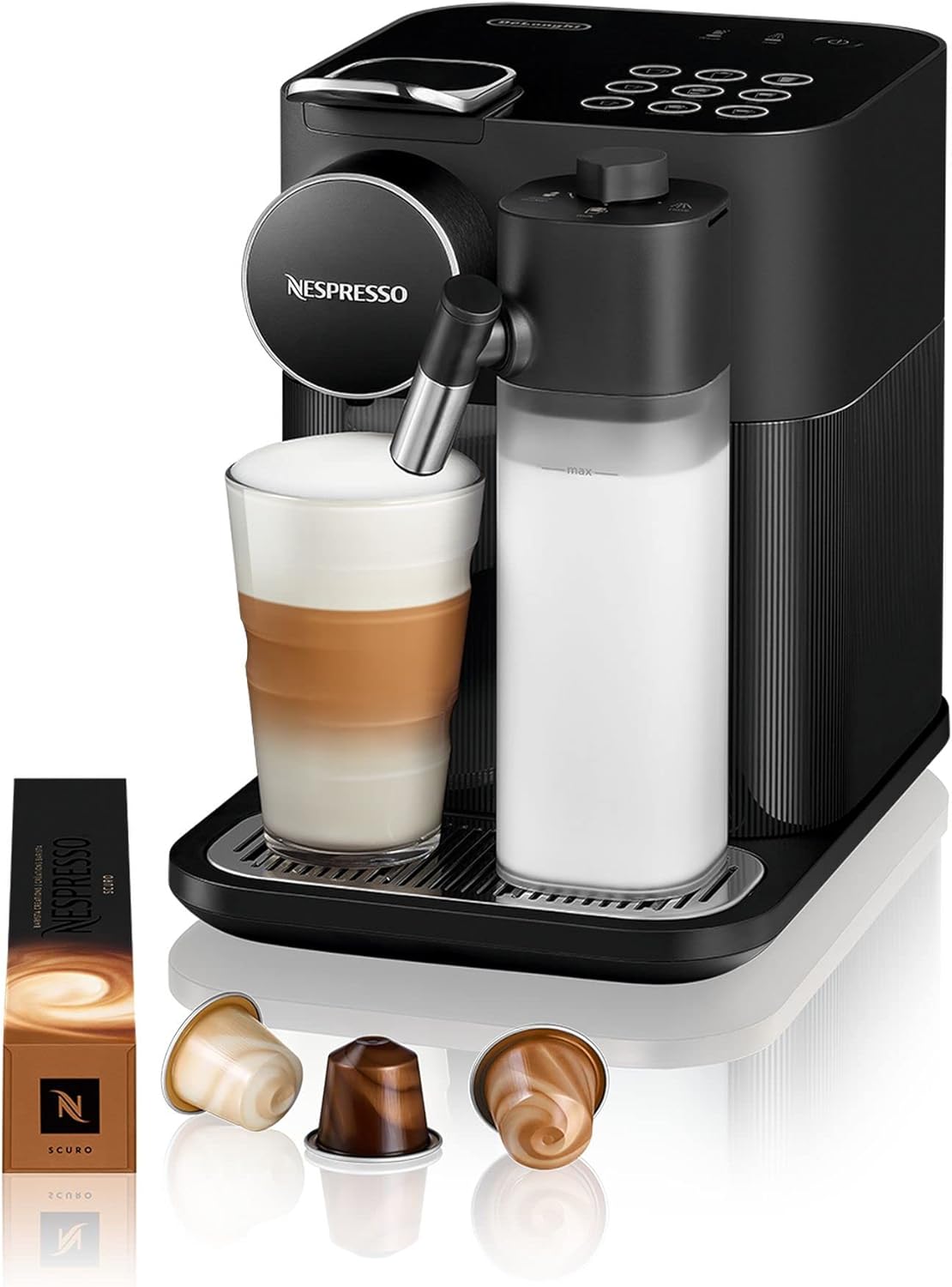 Nespresso De'Longhi Gran Lattissima EN640 Cafetera de Cápsulas con Sistema de Leche Automático